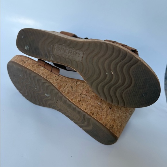Sperry Dawn Echo wedge sandal Brown 9.5 - Picture 11 of 11